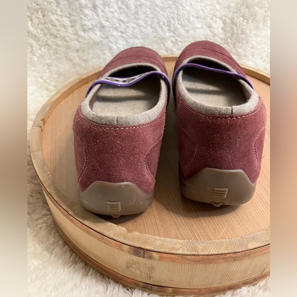 EUC Lands End Womens Terrain Lodge Leather Slip On Mary Jane Size 8B - Picture 4 of 8